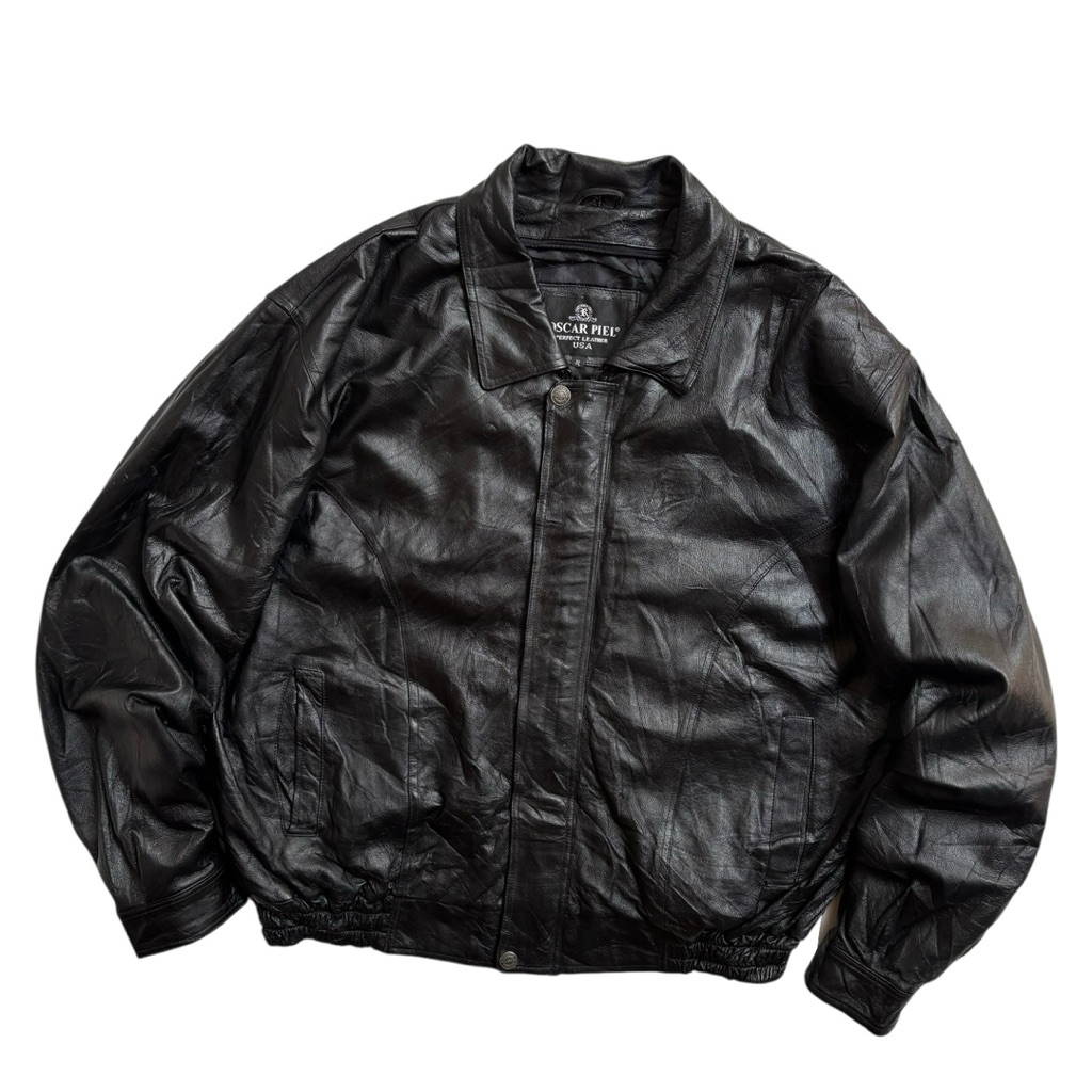 Oscar Piel Leather Jacket - size XL