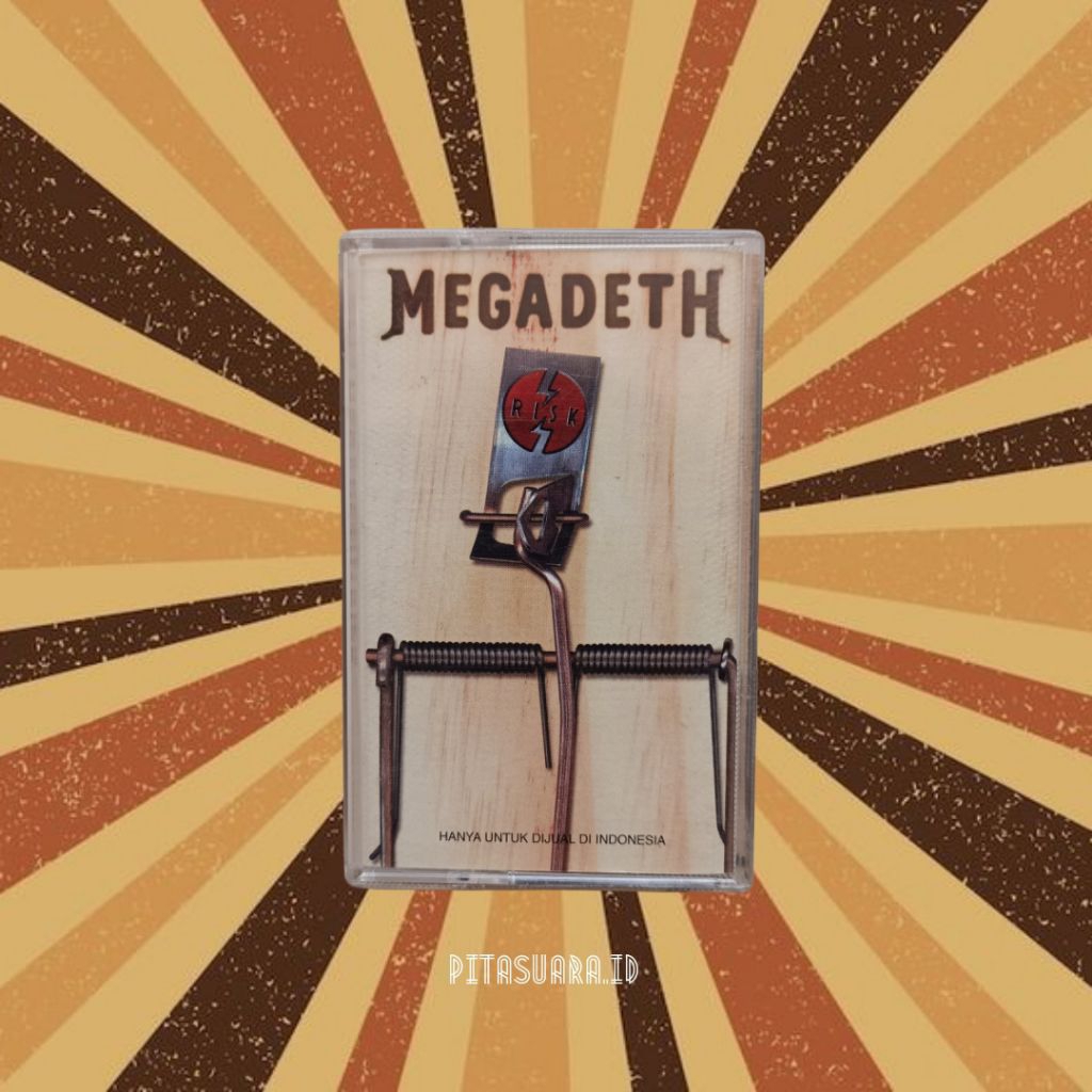 Kaset Pita Megadeth Risk Cassette Megadeth