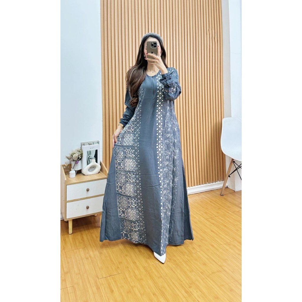 DASTER NAGITA KLOK  BUSUI- TERLARIS DASTER KLOK MOTIF TERBARU-DASTER KLOK KEKINIANDASTER RAYON ADEM