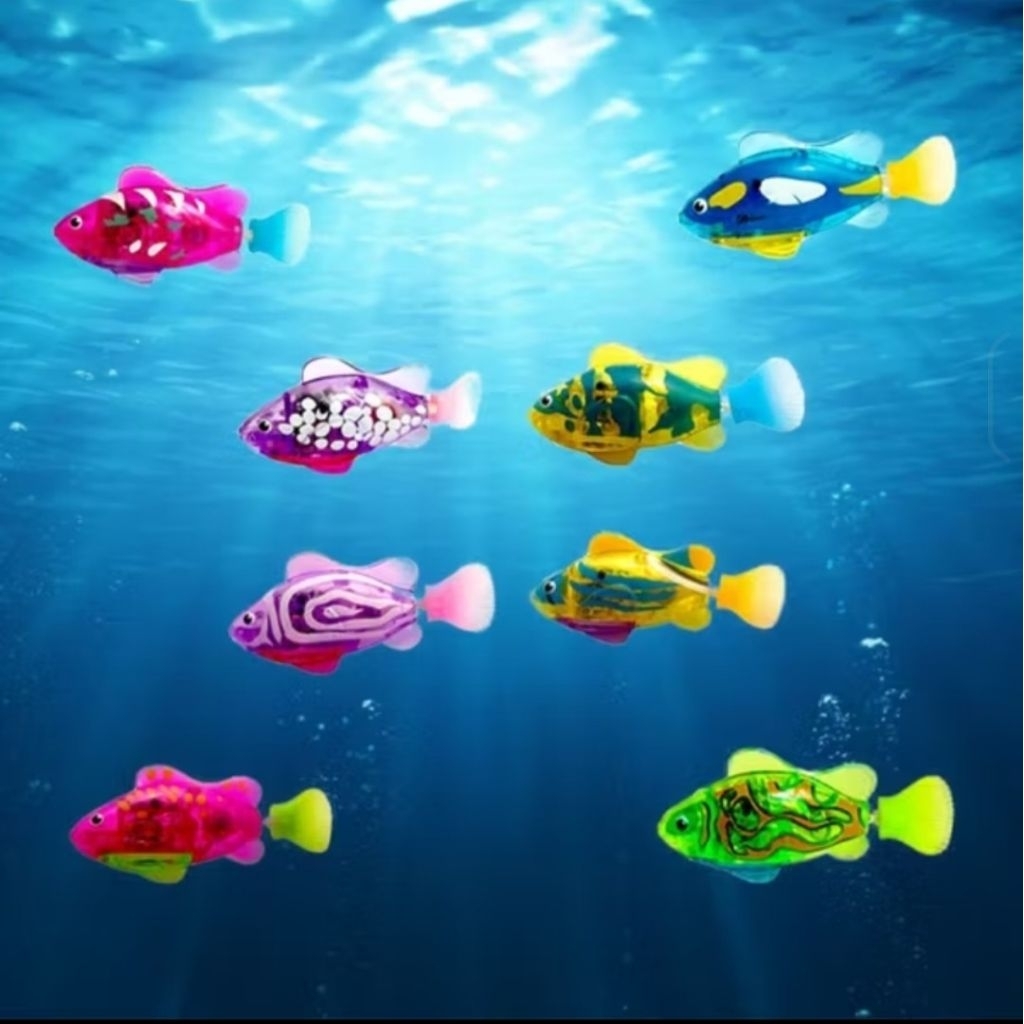 Mainan ikan listrik robo fish bisa berenang