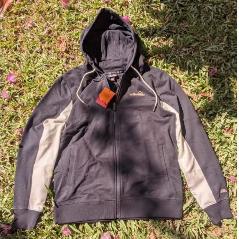 Zip Hoodie Ellesse Black White BNWT Original 100%