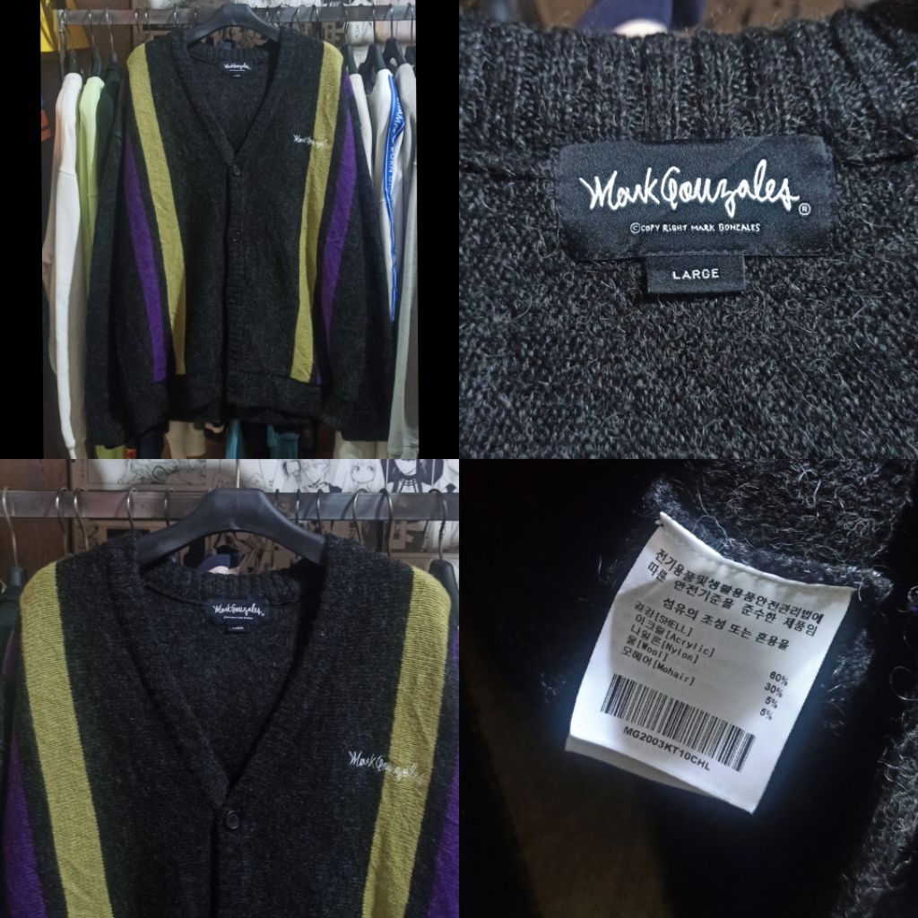 Mark gonzales cardigan