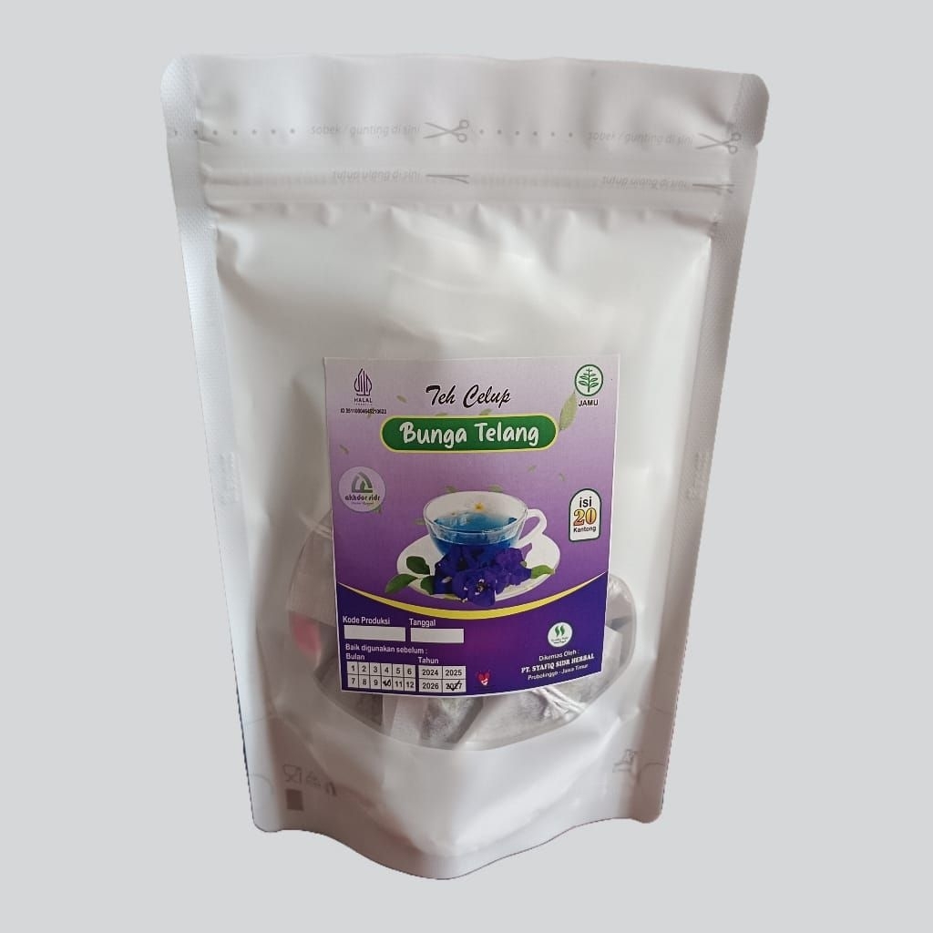 

Teh Celup Bunga Telang isi 20 kantong