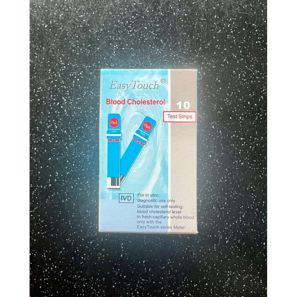 Strip Easy Touch Kolesterol - Isi 10 Strip | Alat Tes Kolesterol Digital EasyTouch GCU