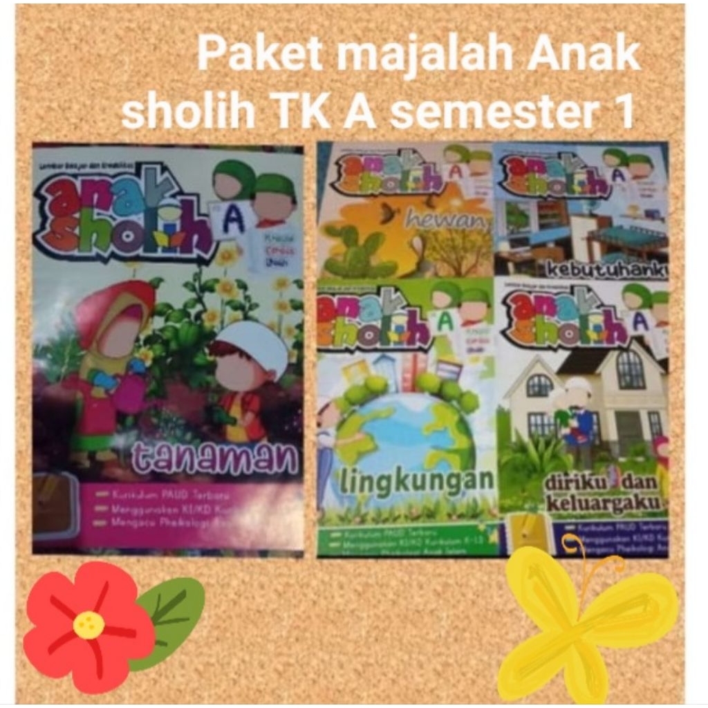 Paket Majalah Anak Sholih TK A semester 1