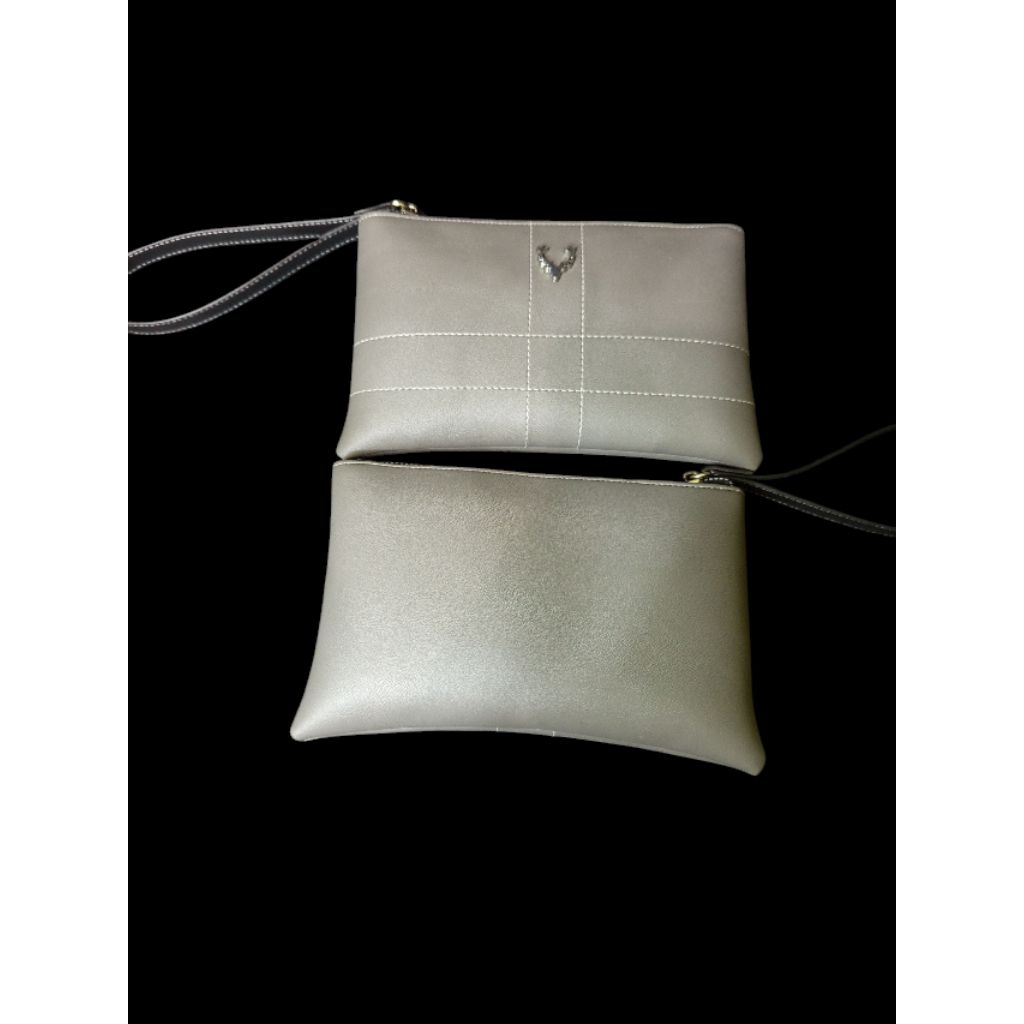 Dadibags Dompet pouch Tas Tangan kulit Sintetis Dengan Handle Muat Hp Dan Dompet Kecil