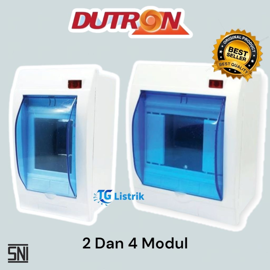 Dutron Box MCB 2 Dan 4 Group Modul IB Tanam Atau OB Outbow Tempel
