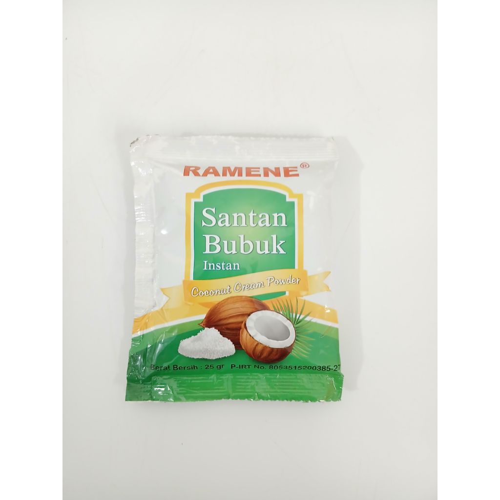 

Ramene Santan Bubuk Instant 25g