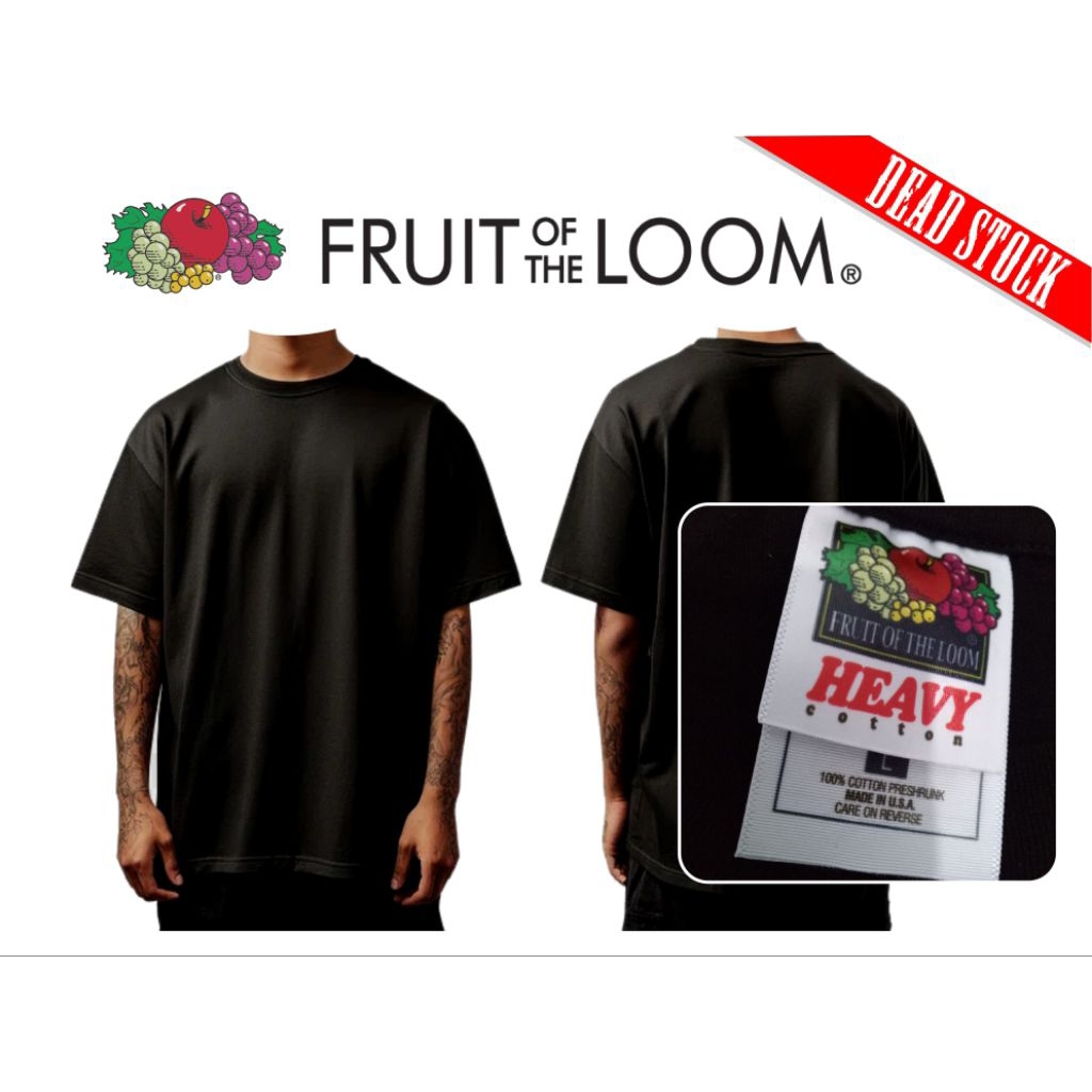 FRUIT OF THE LOOM HEAVY COTTON | VINTAGE KAOS POLOS IMPORT