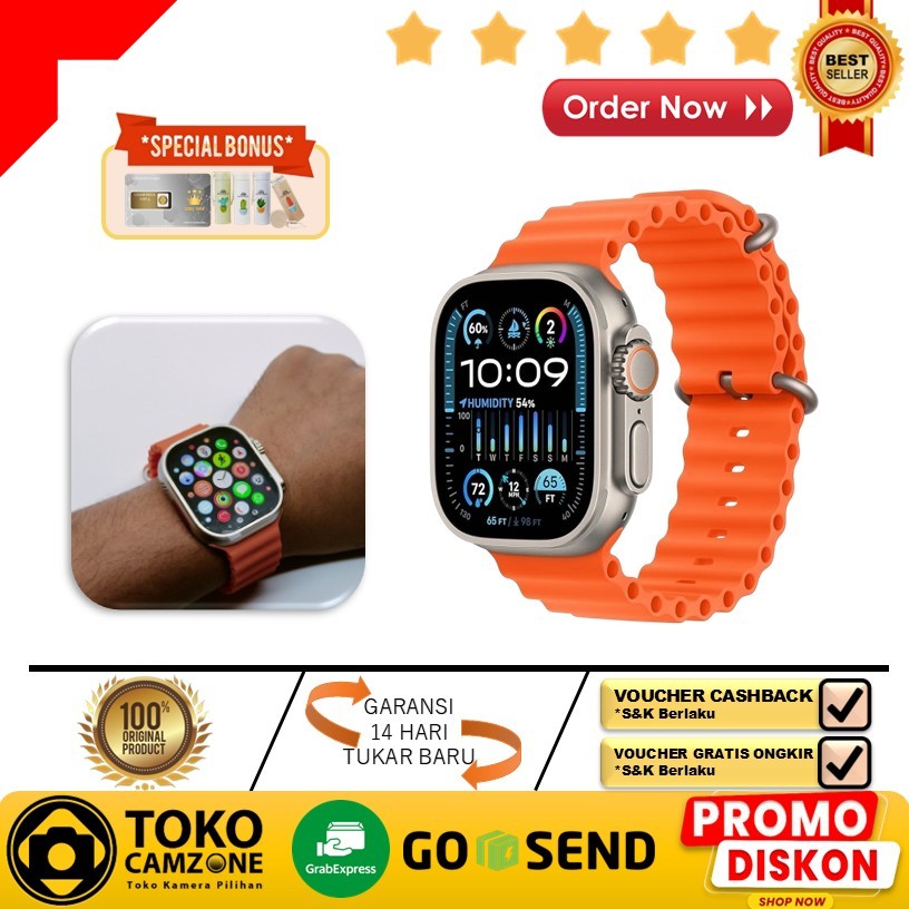 Smartwatch Ultra Jam Tangan Sport Ultra