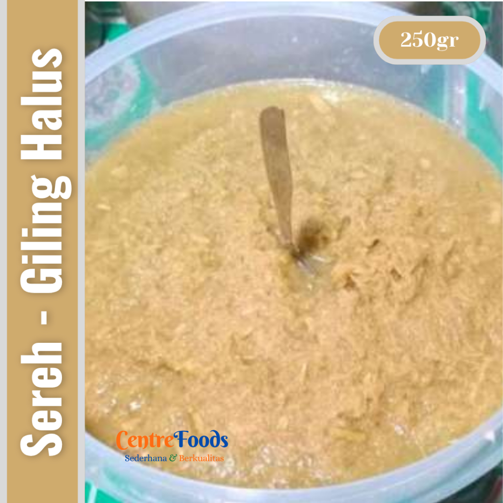 

Sereh Giling Halus - Serai Halus Tradisional Bumbu Basah Fresh | 250gr [ Harga Per BKS ]