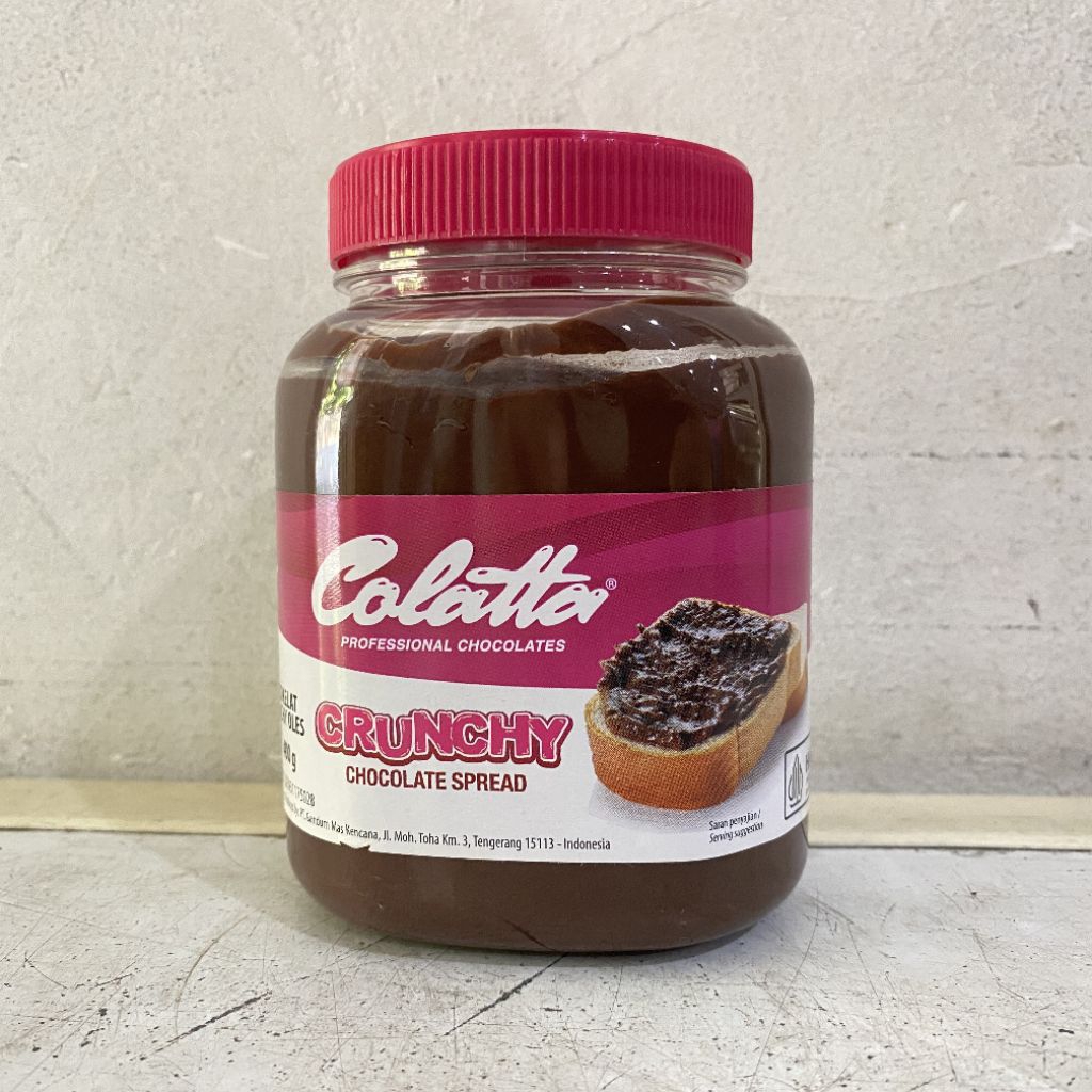 

Colatta chocolate crunchy spread 400 gram | pasta cokelat dan crunchy oles | selai colatta