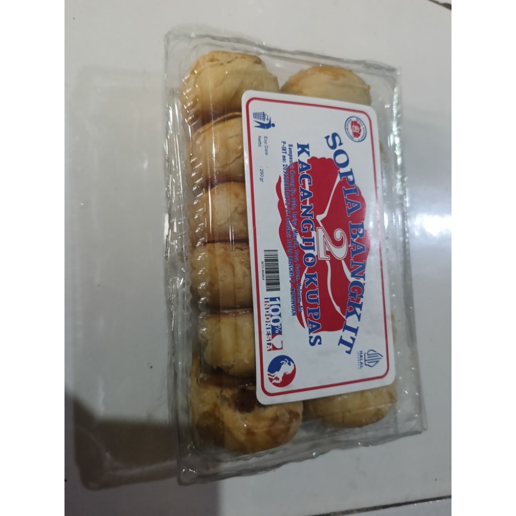 

Kue Pia Sopia Bangkit Kacang ijo Kupas isi 12pc
