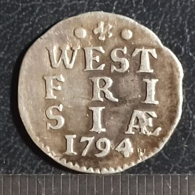 #39.ST. KOIN KUNO || KOIN PERAK || SILVER COIN || WEST FRI SIAE 2 STUIVER TAHUN 1794