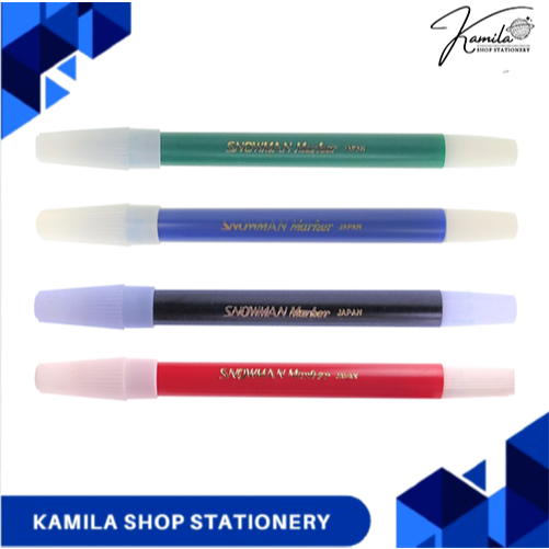 

Spidol Kecil Snowman Marker PW 1A Satuan Pcs - 5 Pilihan warna Hitam Biru Merah Kuning Hijau