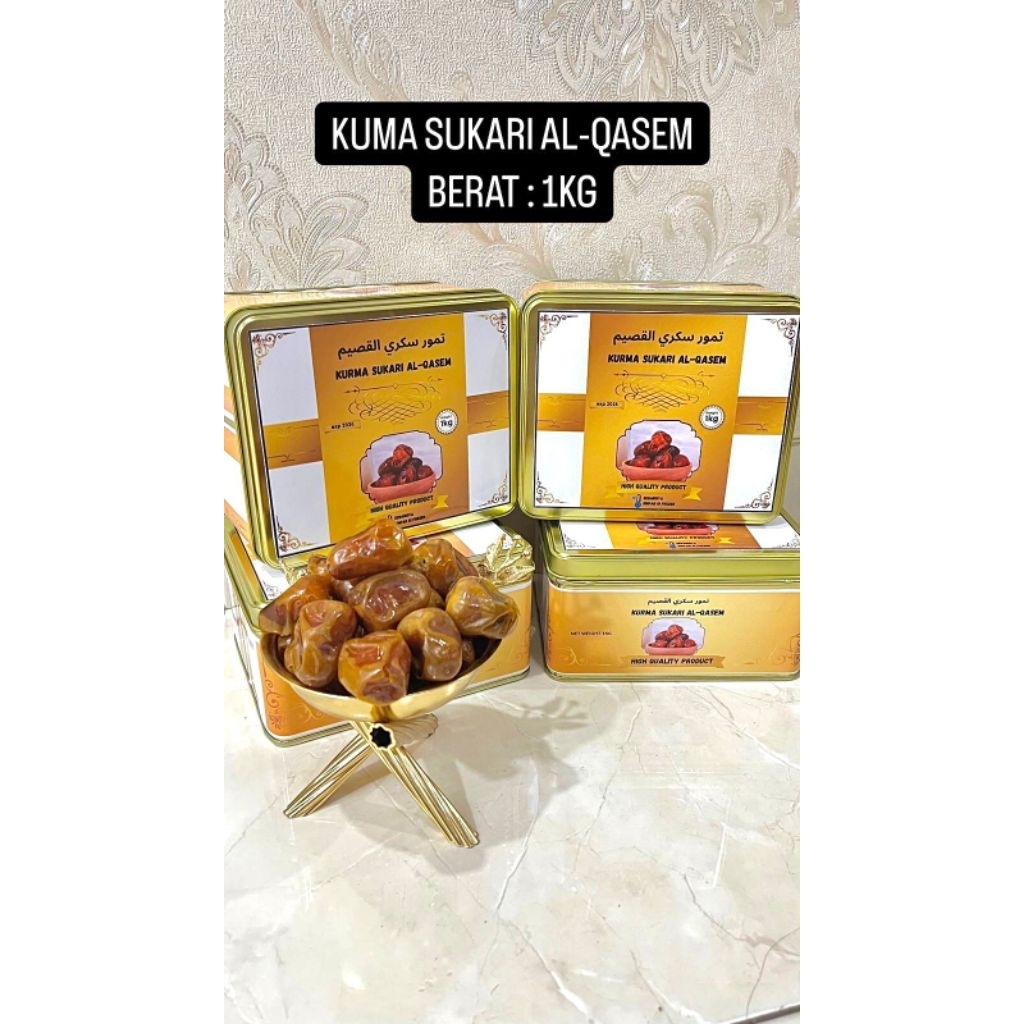 

Kurma Sukari kemasan Kaleng 1 KG