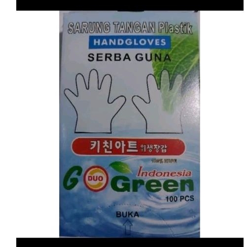 Sarung Tangan plastik isi 100 lembar/Sarung Tangan Plastik Hygienis/Hand Gloves/Sarung Tangan Plasti