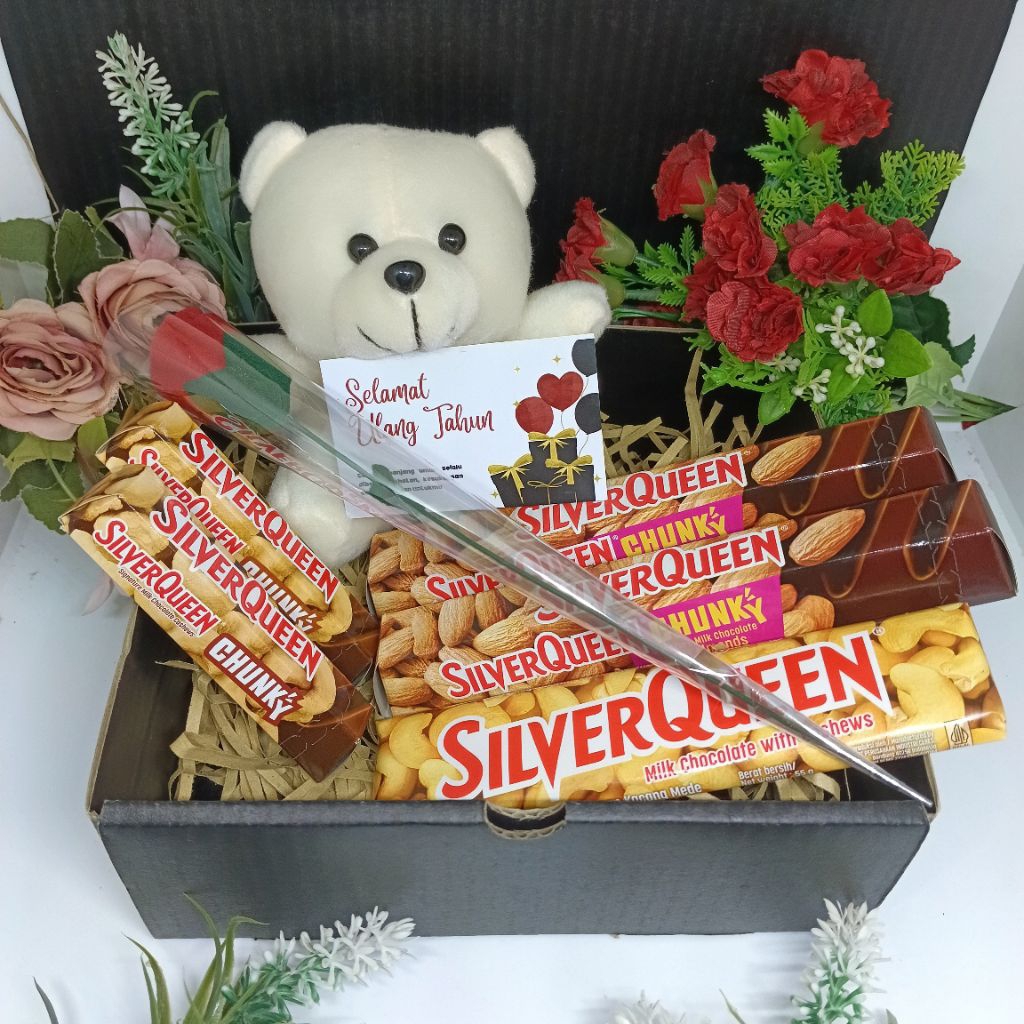 

Hadiah Kado Ulang Tahun Gift Box Hampers cokelat Kado Wisuda Ulang Tahun Anniversary Valentine