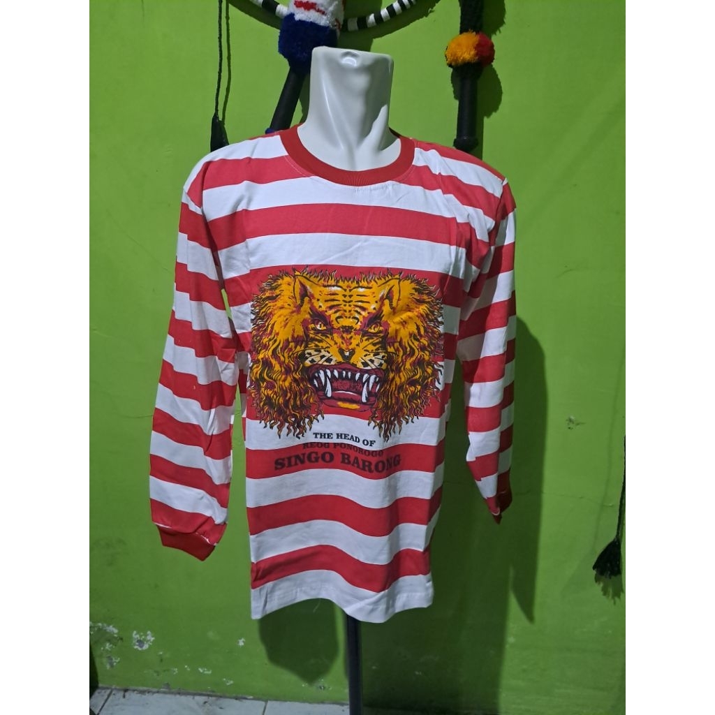 KAOS REOG PONOROGO LOREK KATUN LENGAN PANJANG