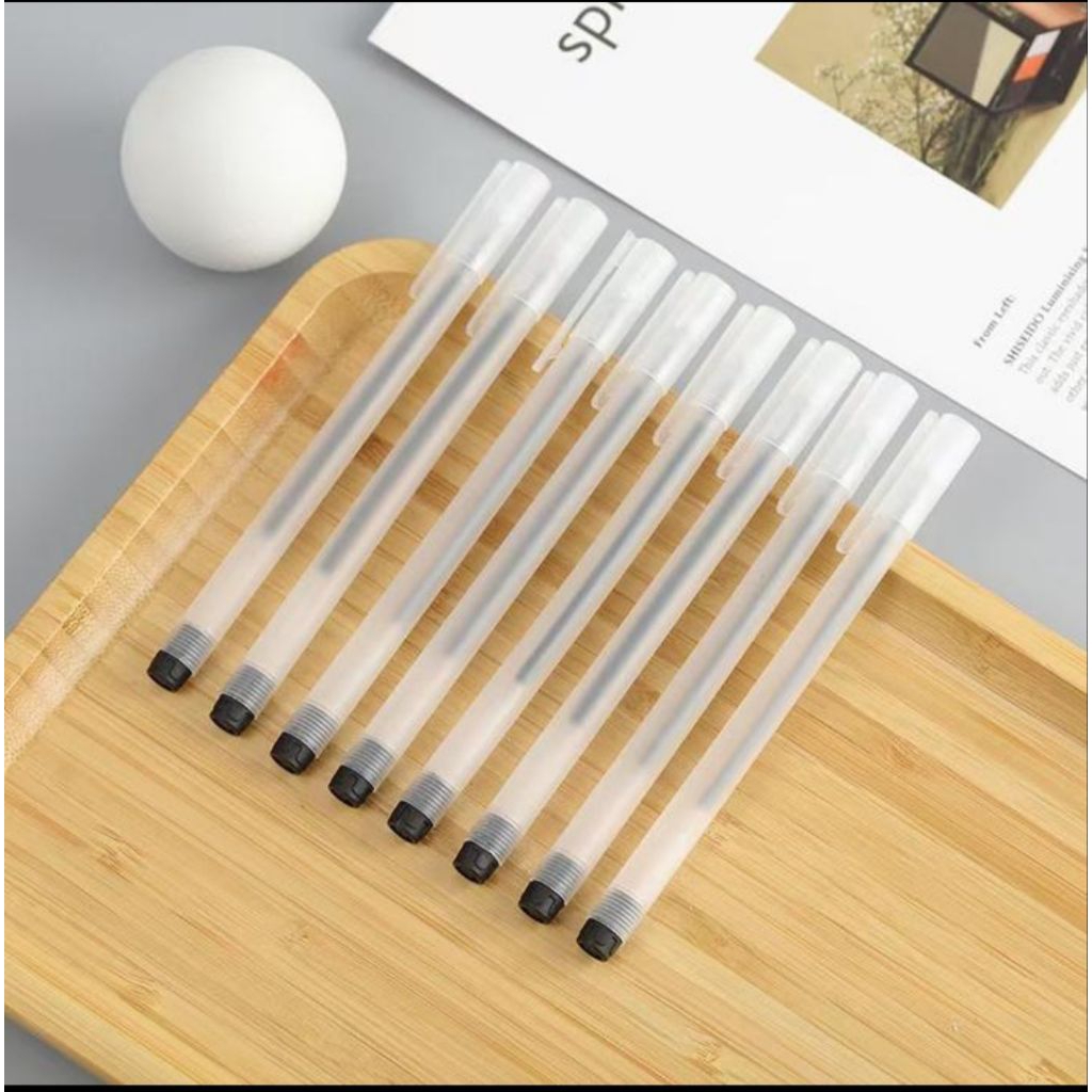 

(COD) Pulpen Tinta hitam/Pena gell/Alat Tulis Murah 0.5mm Tinta Gell