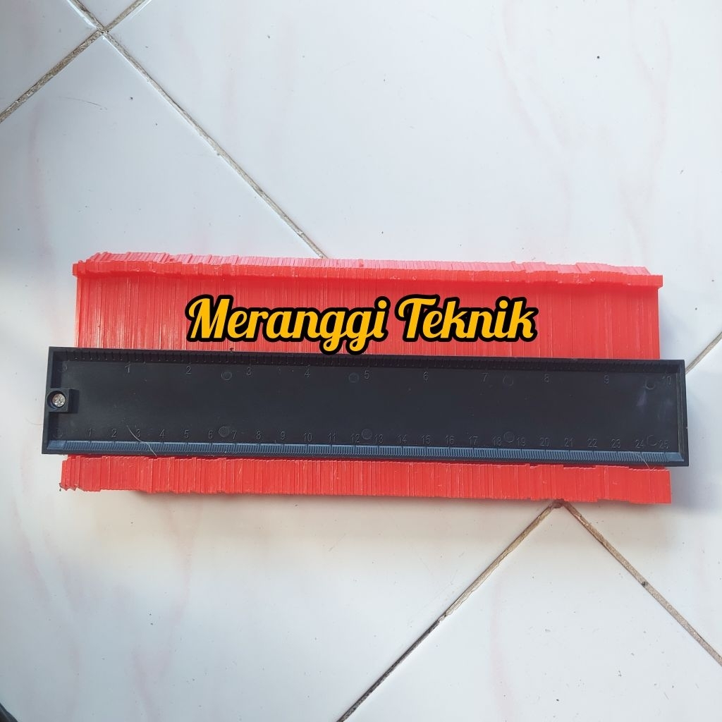 

id4817 Penggaris sisir duplikasi keramik 10 inchi counter copy ruler