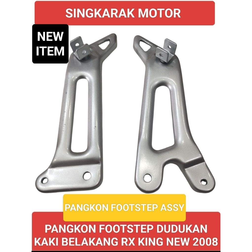 PANGKON FOOTSTEP PIJAKAN KAKI BELAKANG YAMAHA RX KING RXK NEW 2008 KUALITAS BAHAN TERBAIK