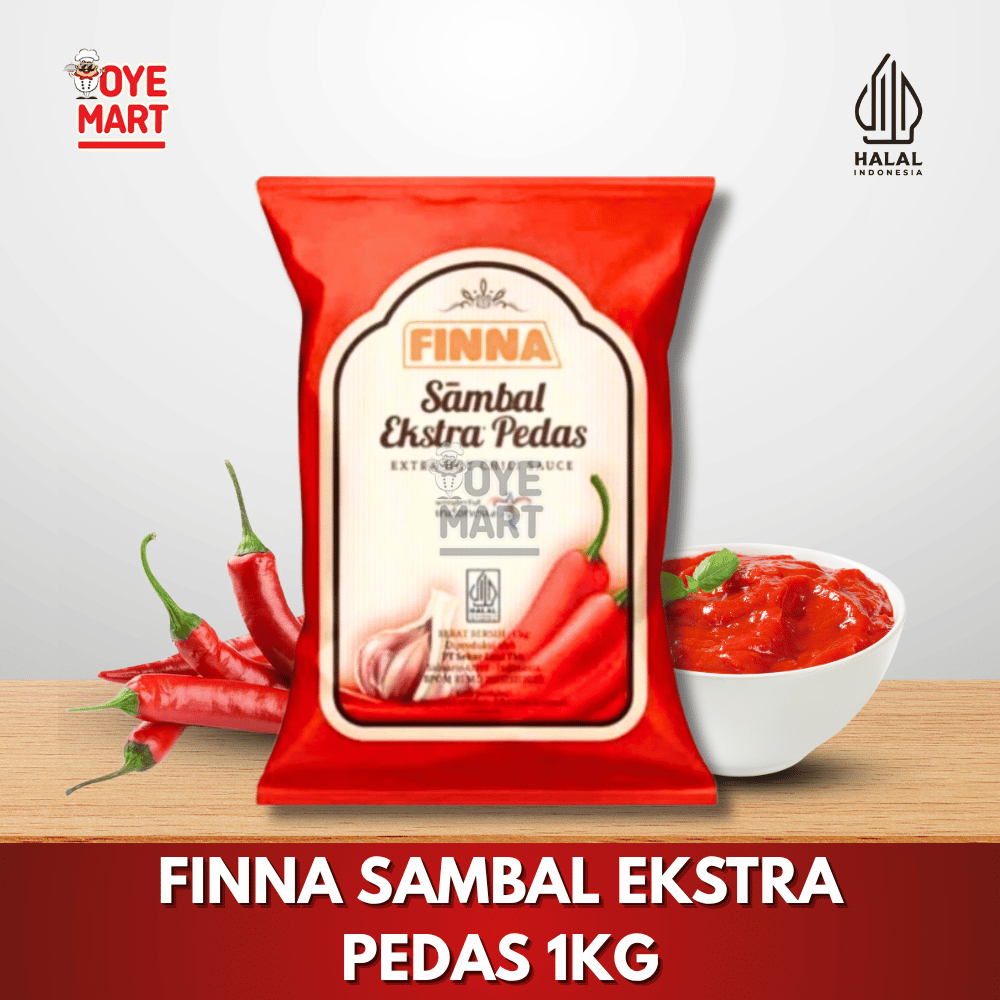 

FINNA SAMBAL EXTRA PEDAS 1KG/EXTRA HOT/CHILI SAUCE