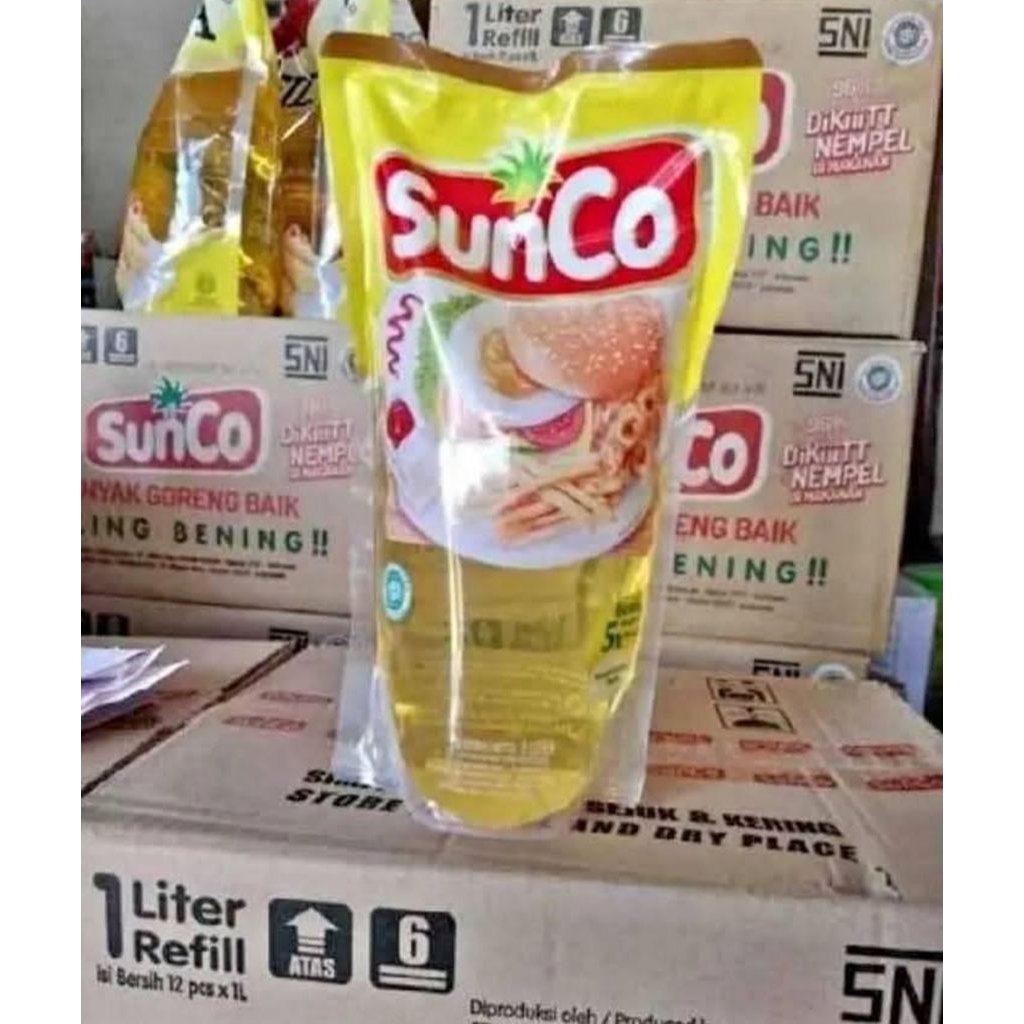 

SUNCO 1 dus (1 liter x 12) minyak goreng