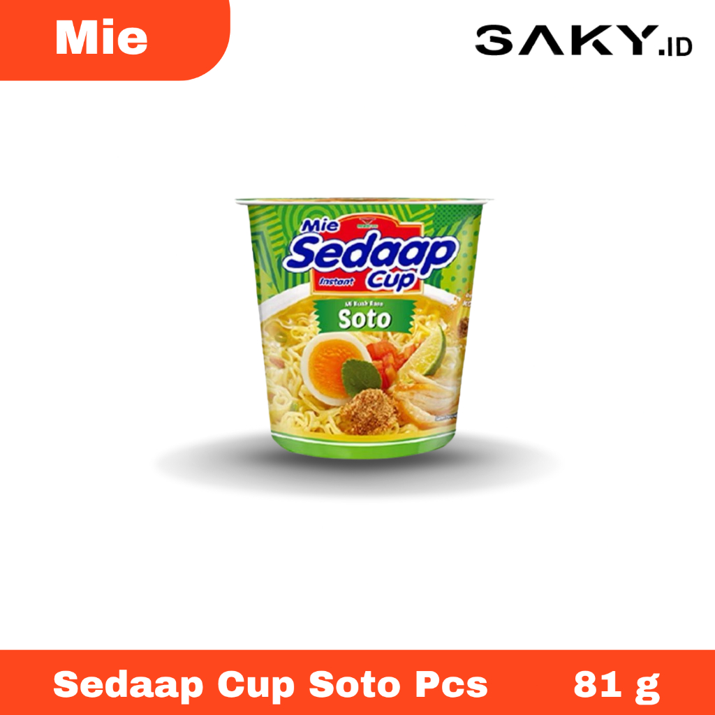 

Sedaap Mie Instant Cup Soto Pcs