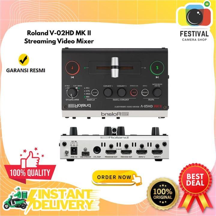 Roland V-02HD MK II Streaming Video Mixer