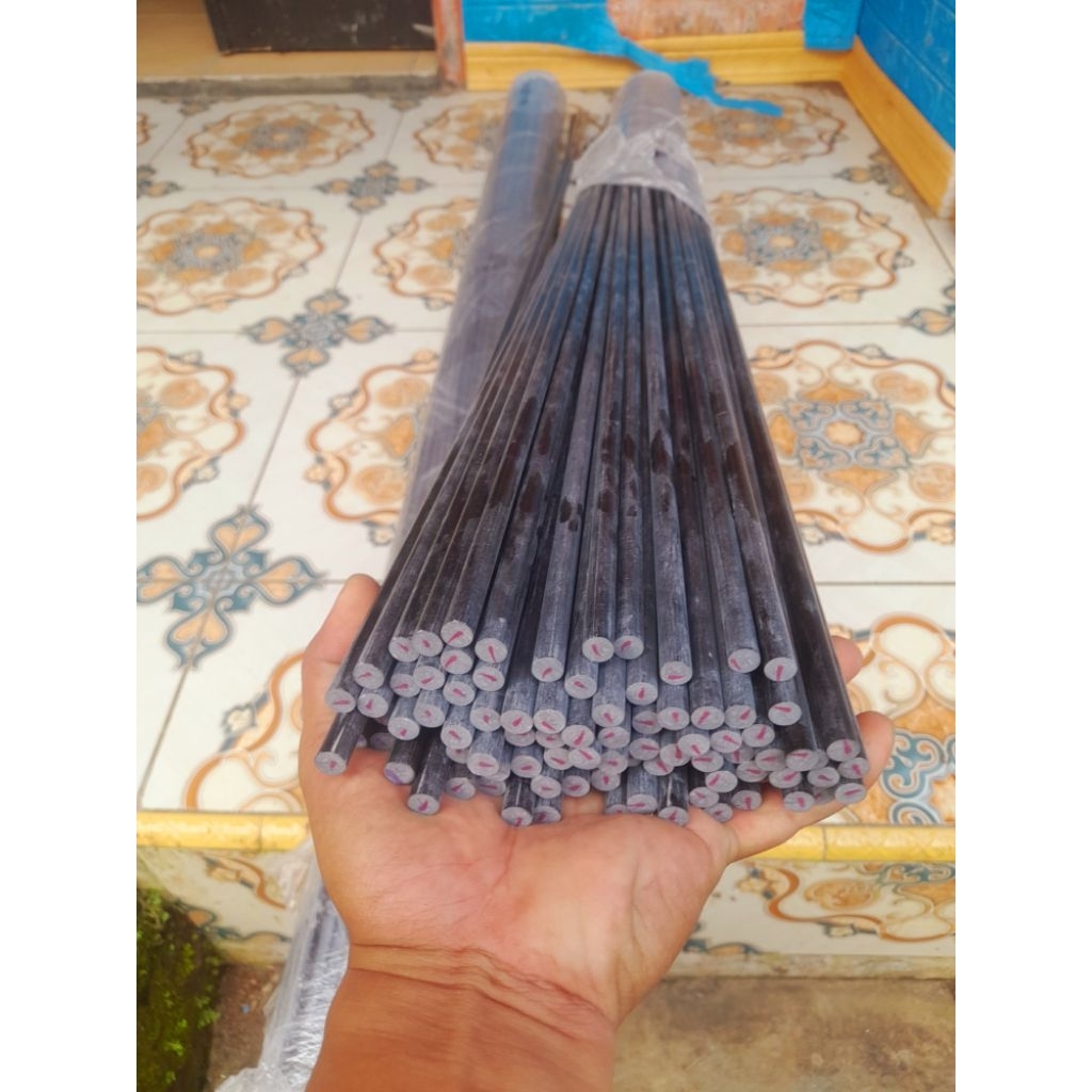Bahan Fiber Solid 150 Cm Diameter 8 MM| Belum Dibubut Bahan Anco Branjang