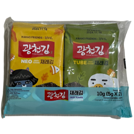 

Kwangcheonkim - Rumput Laut - Kakao friends Seaweed 2x5g