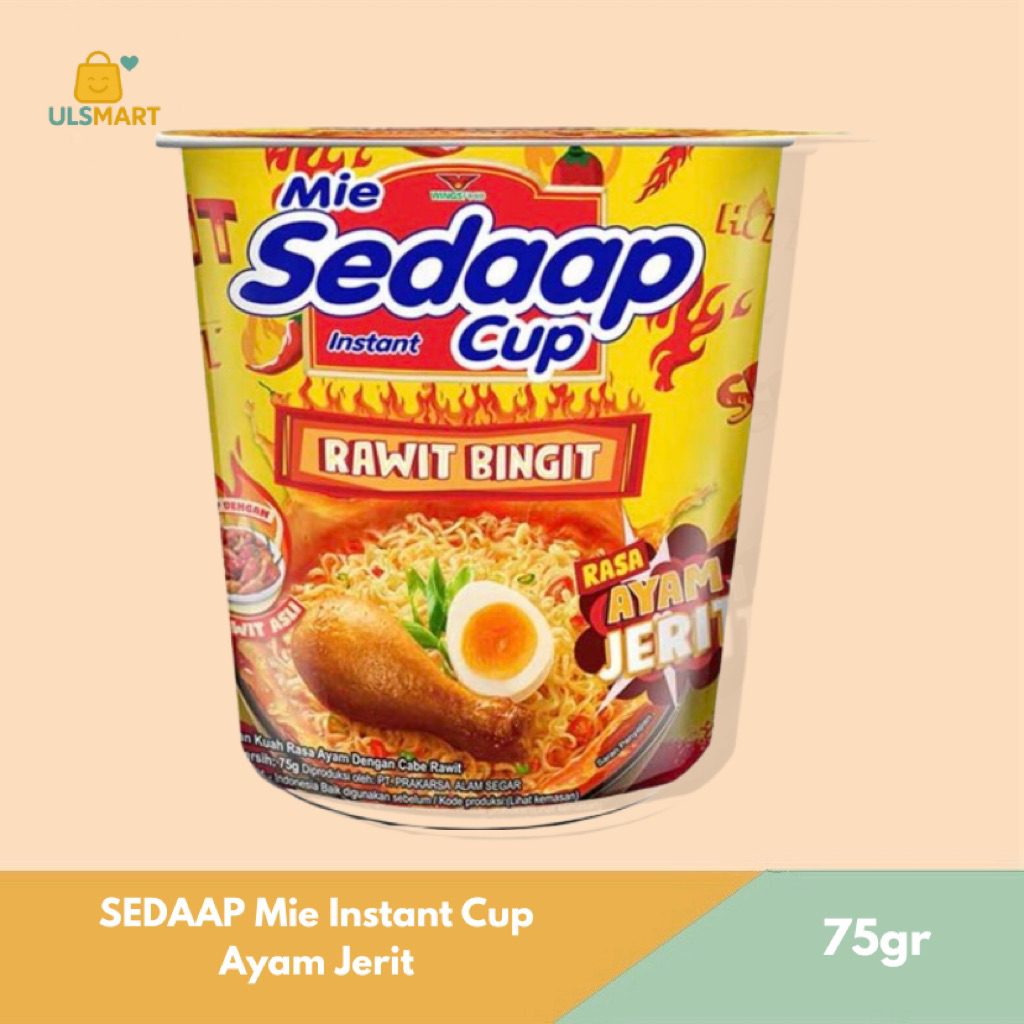 

SEDAAP Mie Instant Cup Ayam Jerit