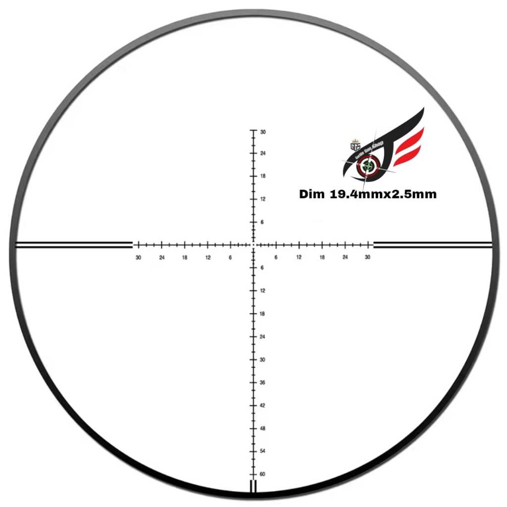 RETICLE GLASS TELESKOP