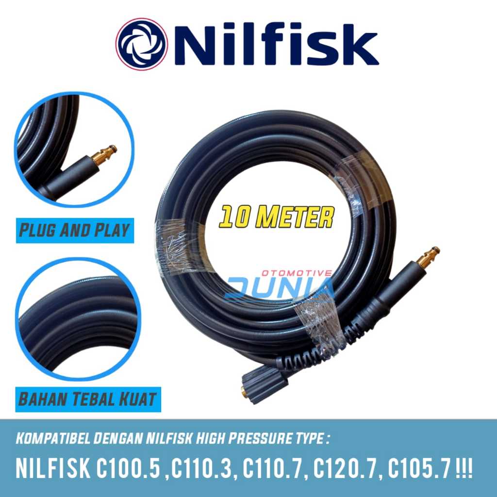 Nilfisk Selang Hose C105 & C120.7 / Nilfisk C105.7 - 10 meter