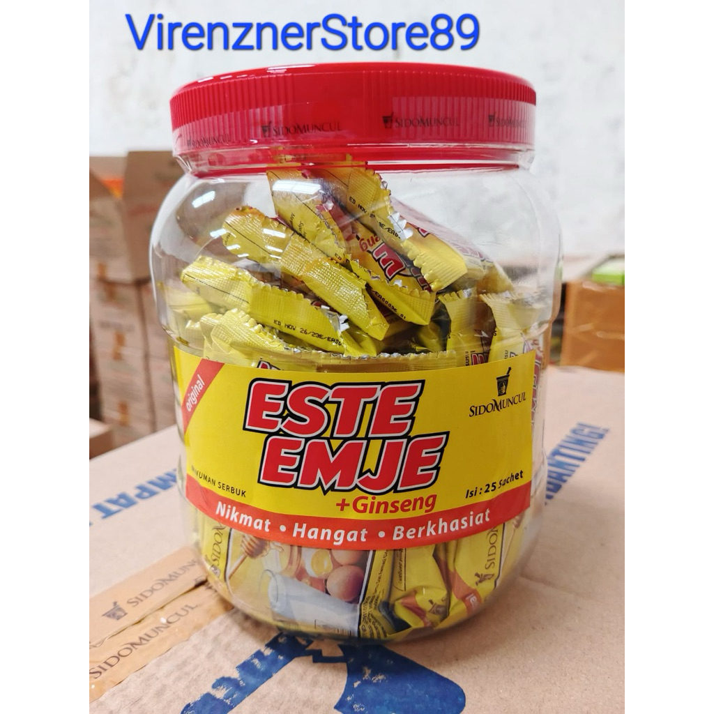 

Sido Muncul Minuman Este Emje 1 Toples (isi 25 Sachet) Menghangatkan Tubuh - 100% ASLI & BPOM
