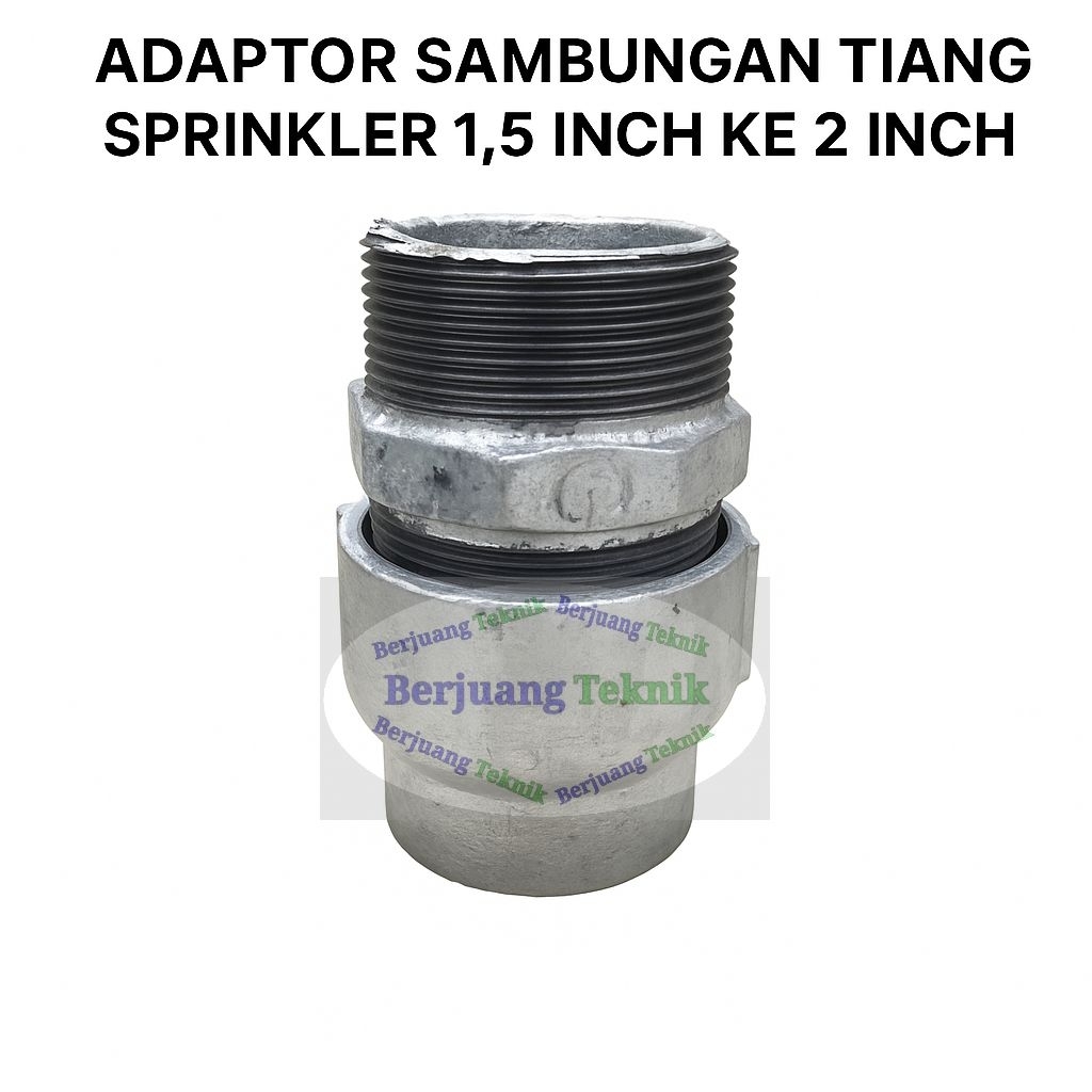 Adaptor sambungan Sprinkler ke tiang Sprinkler 1.5 inch ke 2 inch || ADAPTOR SPRINKLER PENYIRAMAN PE