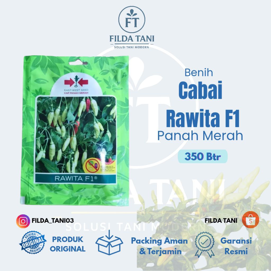 

Cap Panah Merah — Benih Cabai Rawit RAWITA F1 350 Butir