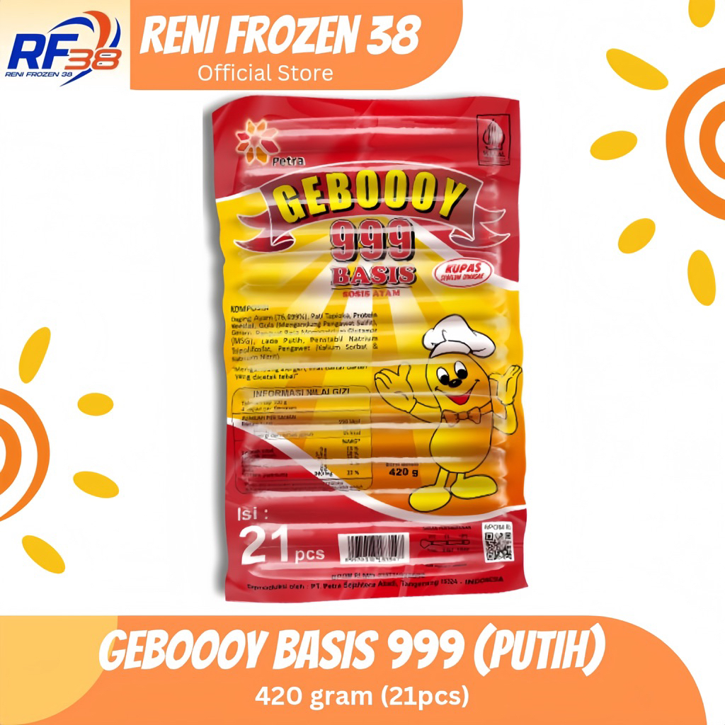 

Geboy Basic 999 (Putih) 420 gram / Frozen Food / Reni Frozen 38