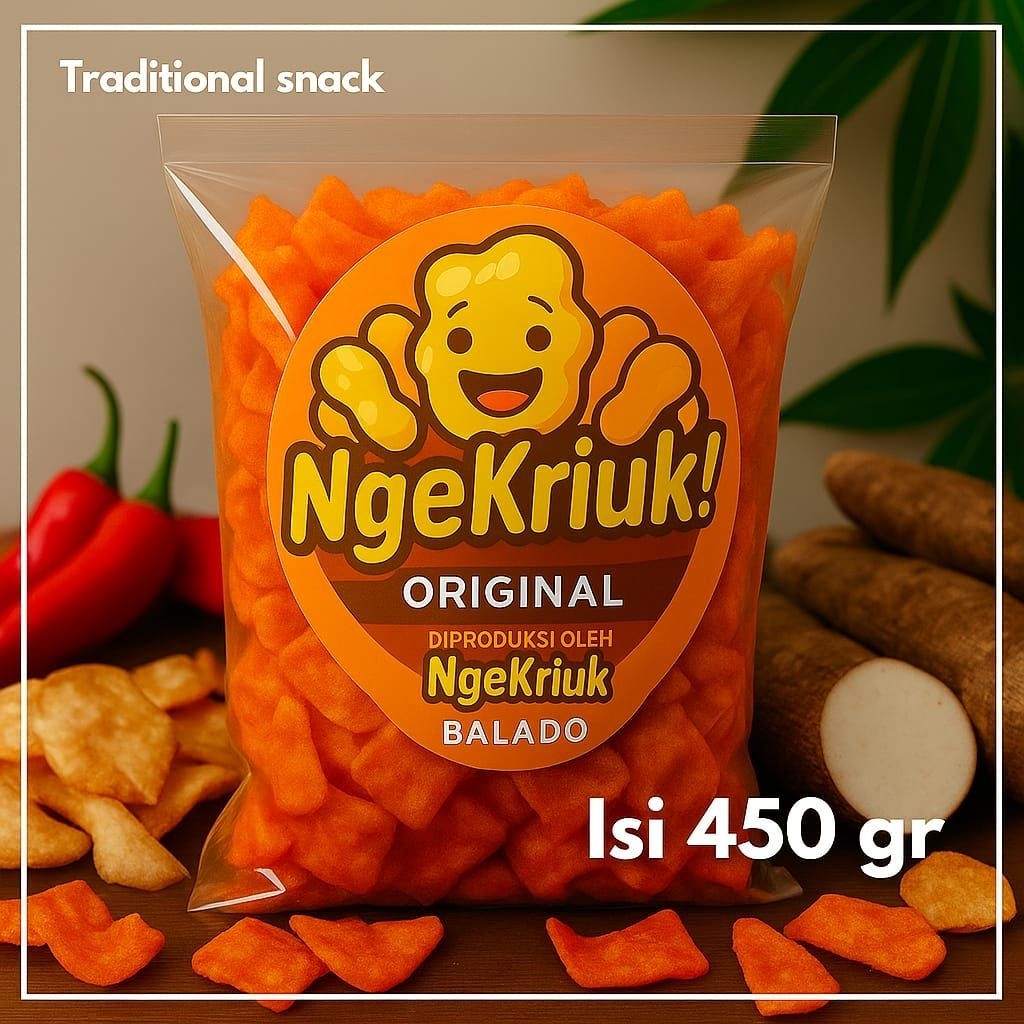 

NgeKriuk! Keripik Singkong Mangleng Balado 450gr – Camilan tradisional Gurih & Renyah