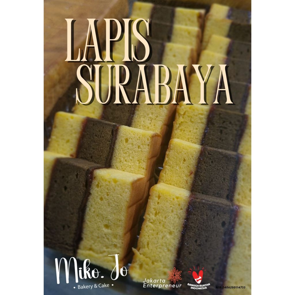 Lapis Surabaya Premium 3 Lapis – Kue Spikoe Legit Oleh-Oleh Khas Surabaya
