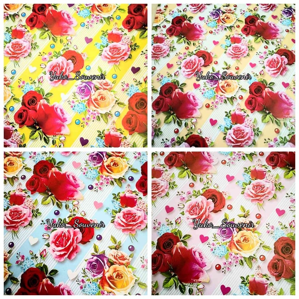 

Kertas Kado glossy Gambar Bunga Kertas Kado Kiky Bunga Glossy Tebal Murah