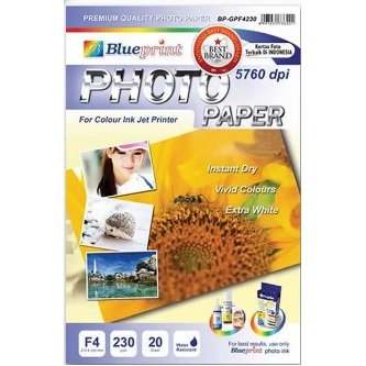 

Kertas Foto F4 Blueprint / Photo Paper F4 230 gsm