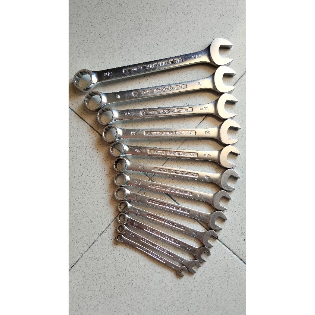 combination wrench, kunci set, tools, facom inch 5/16 dan 7/16