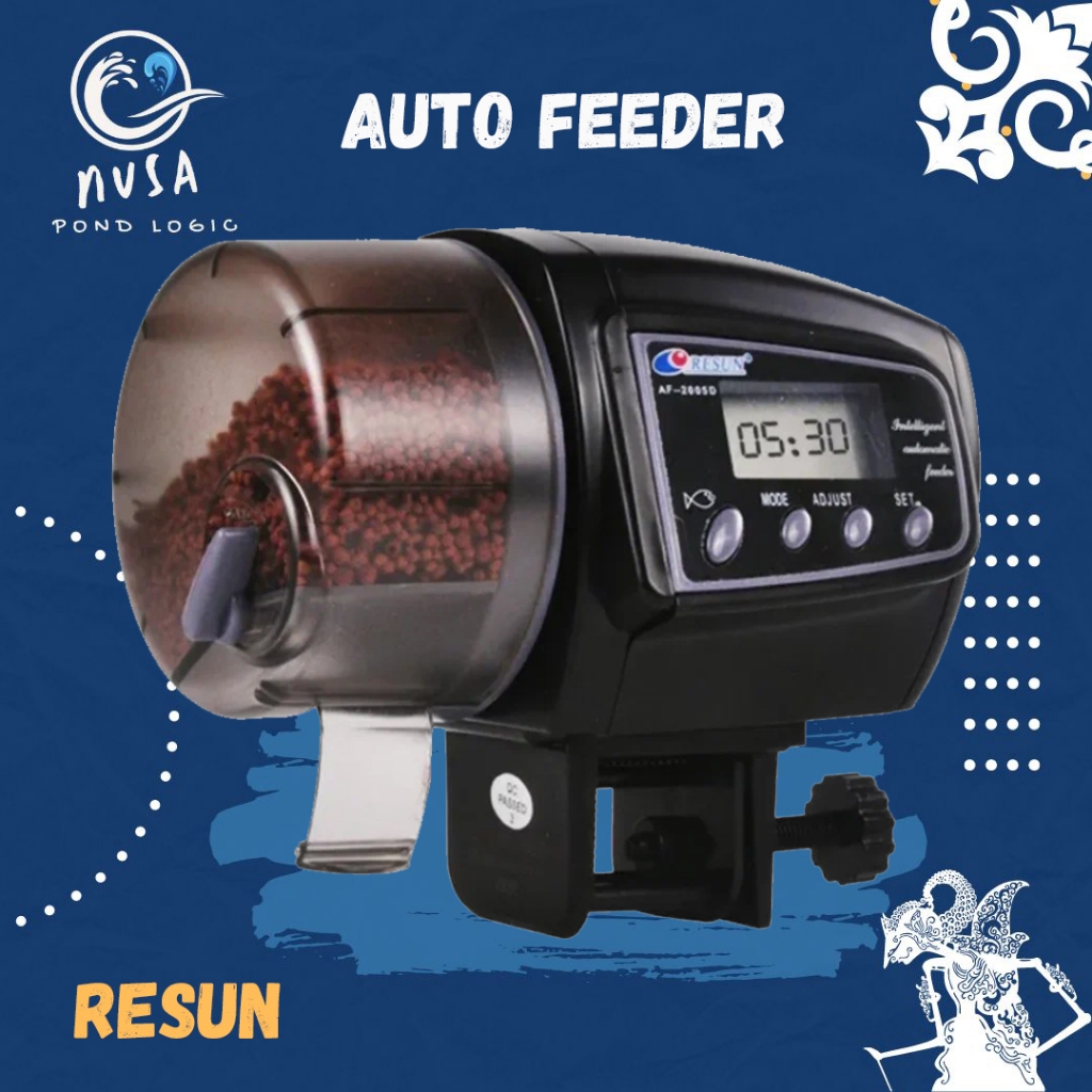 Resun Feeder Timer Makanan Ikan Otomatis Aquarium