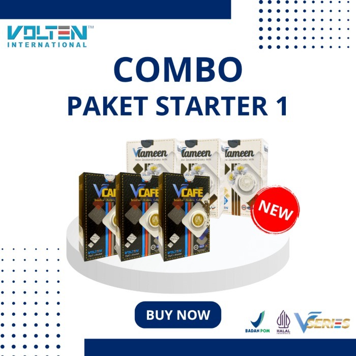

Combo Paket Starter 1 Vcafe 3 box dan Vtameen 3 box
