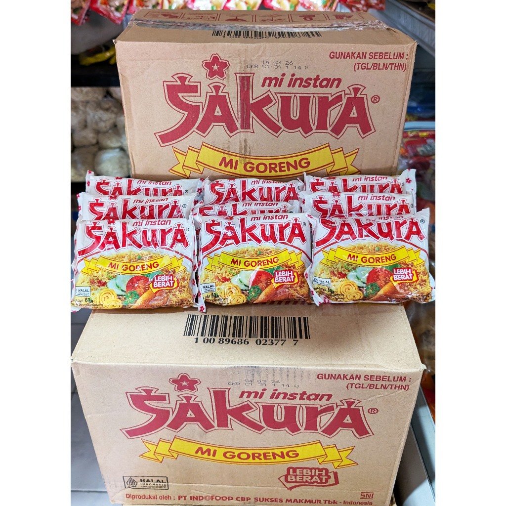 

Mie Sakura Goreng 1 Dus Instan Isi 40pcs Lebih Hemat