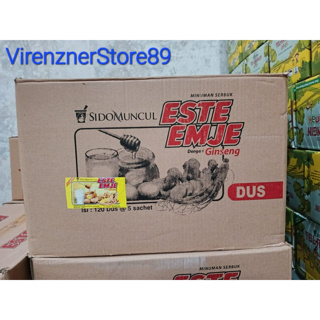 

Sido Muncul Minuman Este Emje 1 Karton (isi 120 Dus) 100% ASLI & BPOM
