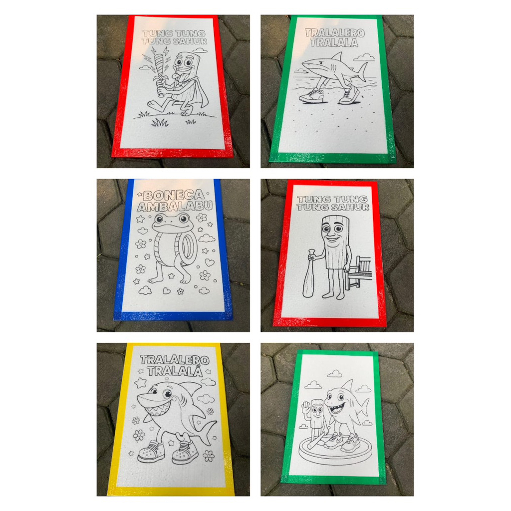 

styrofoam lukis grosir isi 100 pcs 50x33 termurah dan terlaris