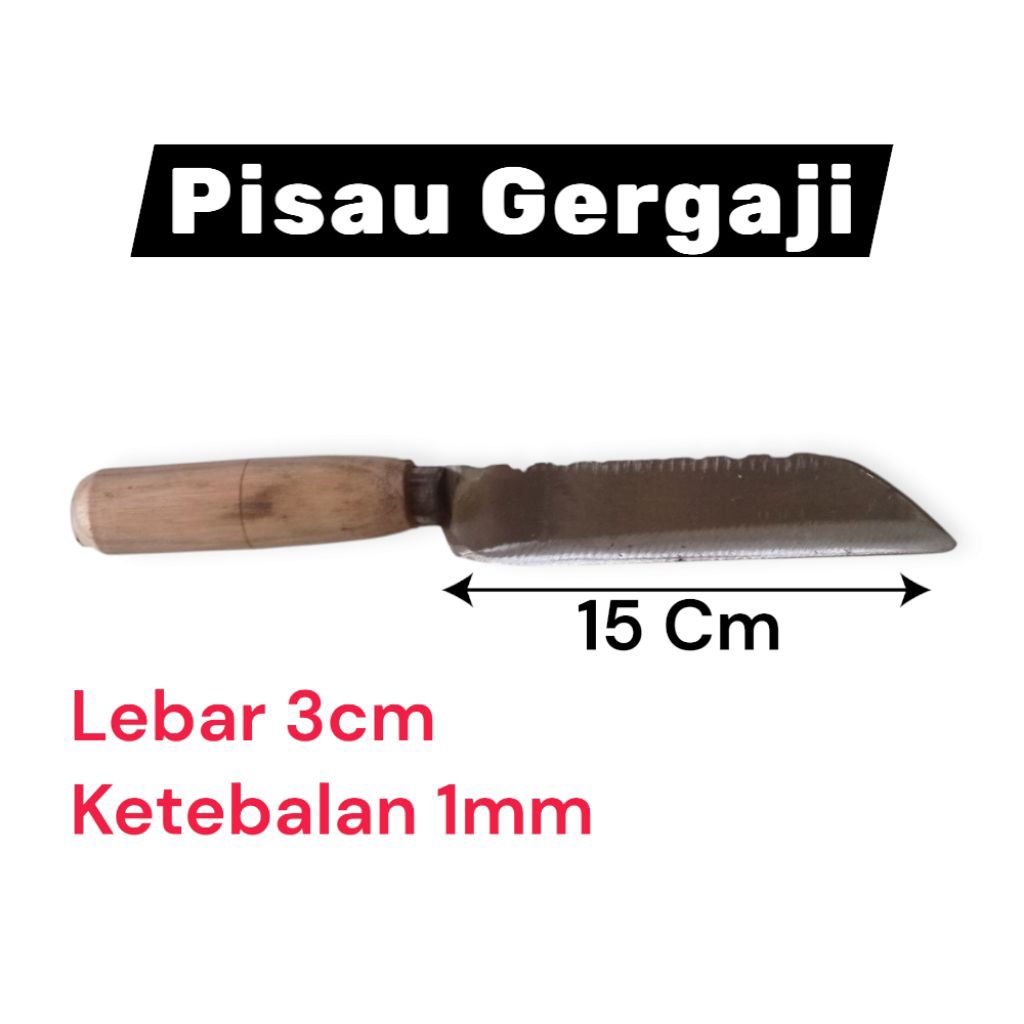 Pisau Dapur Harian bahan baja bekas Gergaji Batu